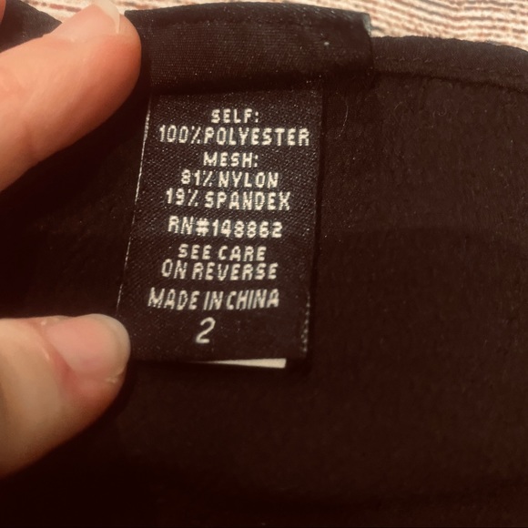 Torrid Crepe Mesh Dot Flutter Sleeve Top - Picture 8 of 9